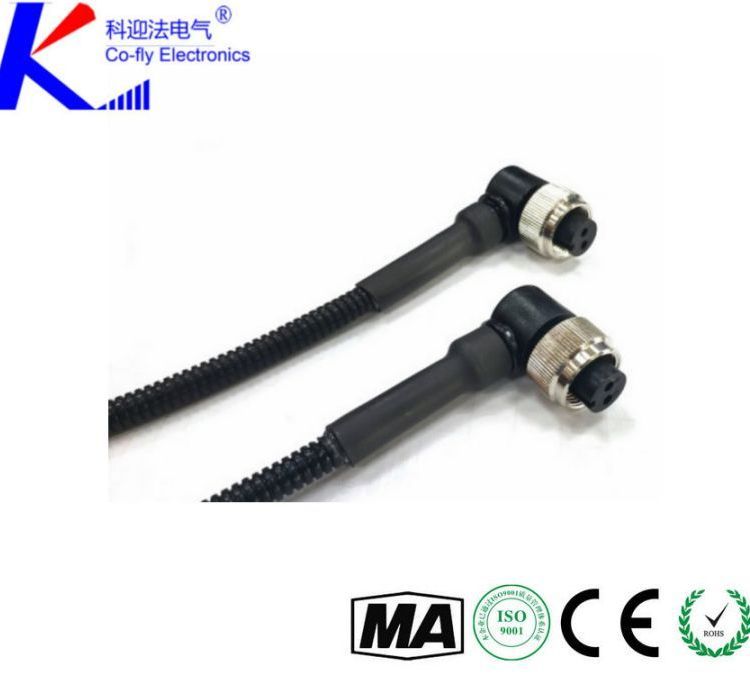 MIL-C-5015加速度传感器5/8插头注塑成型一体式2芯3芯连接器