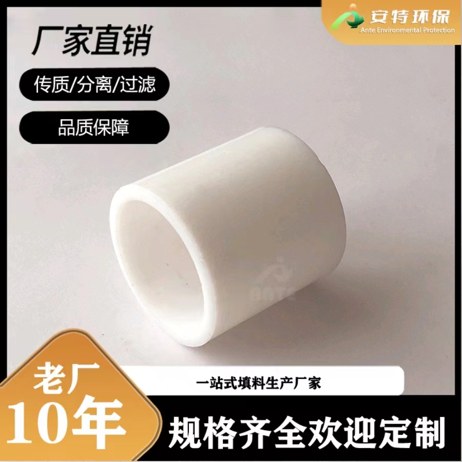 四氟拉西环 PTFE聚四氟乙烯冲孔环 耐酸耐温填料 安特环保厂家现货