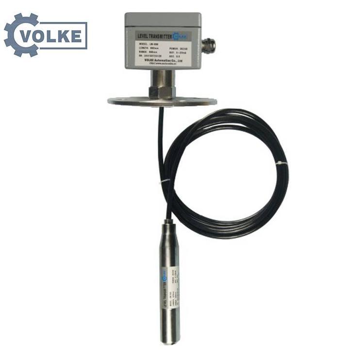 静压投入式液位计 水箱水池液位传感器 法兰安装 24V供电 4-20mA输出