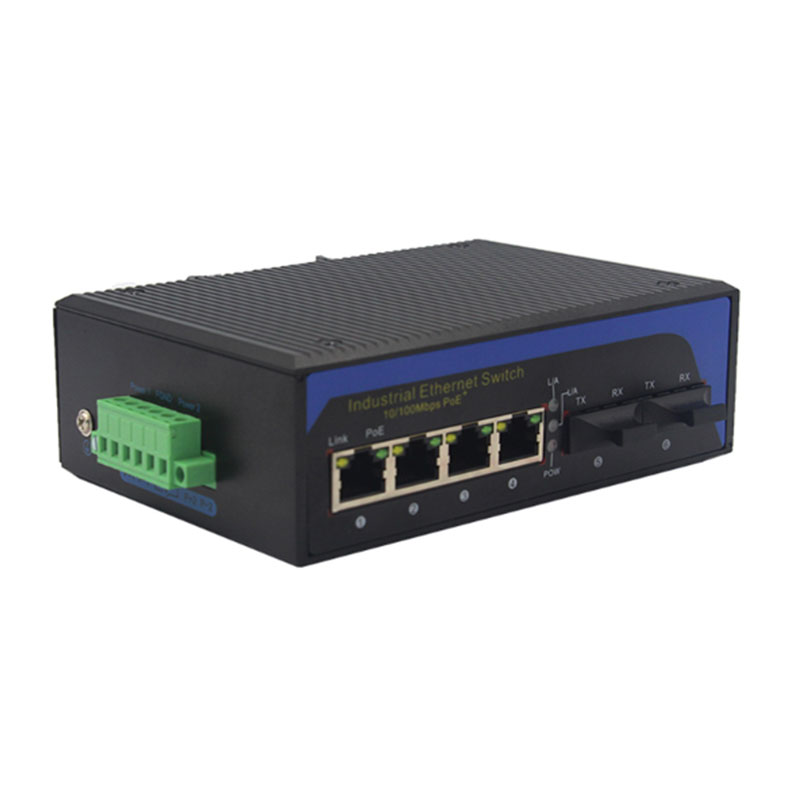 文朗WL-GYJ204B系列百兆2光4电工业收发器