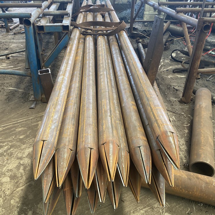 注浆管超前小导管48 42 预埋支护隧道钢花管桩基施工厂家现货