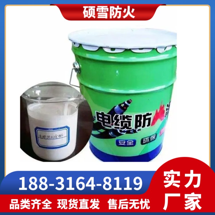电缆防火涂料A60-Q 膨胀型阻燃防火涂料DFT-1 油性阻燃涂料