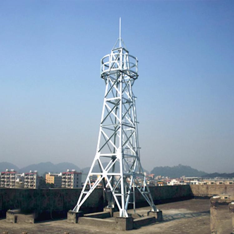 森林巡视监控塔 兆宇 钢结构供应小区楼顶景观监控铁塔