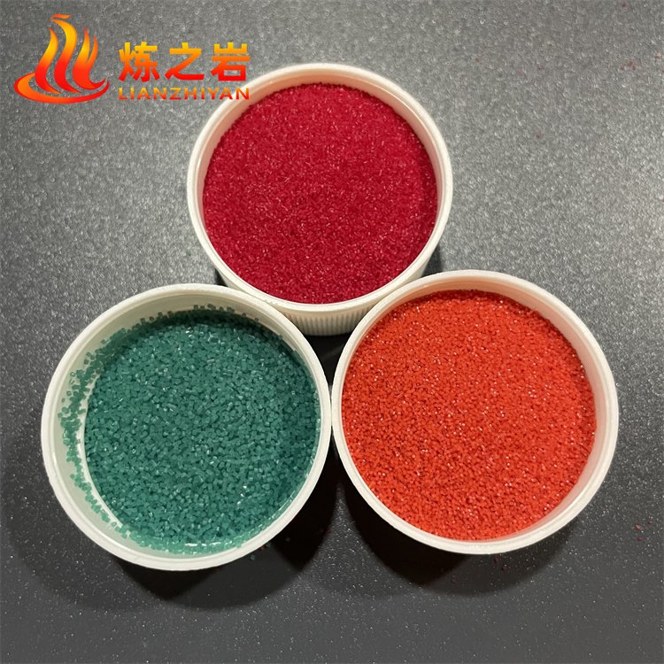 炼之岩供应尼龙砂16-320# 不易破碎 粘性大抗冲击 喷砂研磨专用
