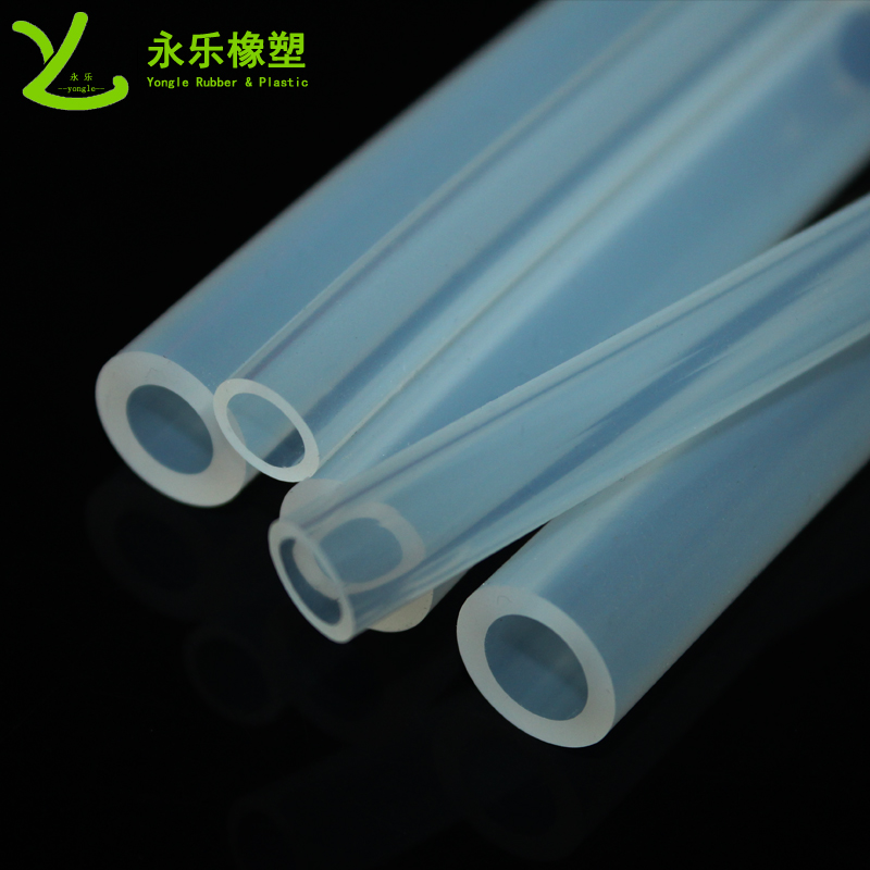 食品级硅胶管 挤出彩色硅胶吸管无毒无味