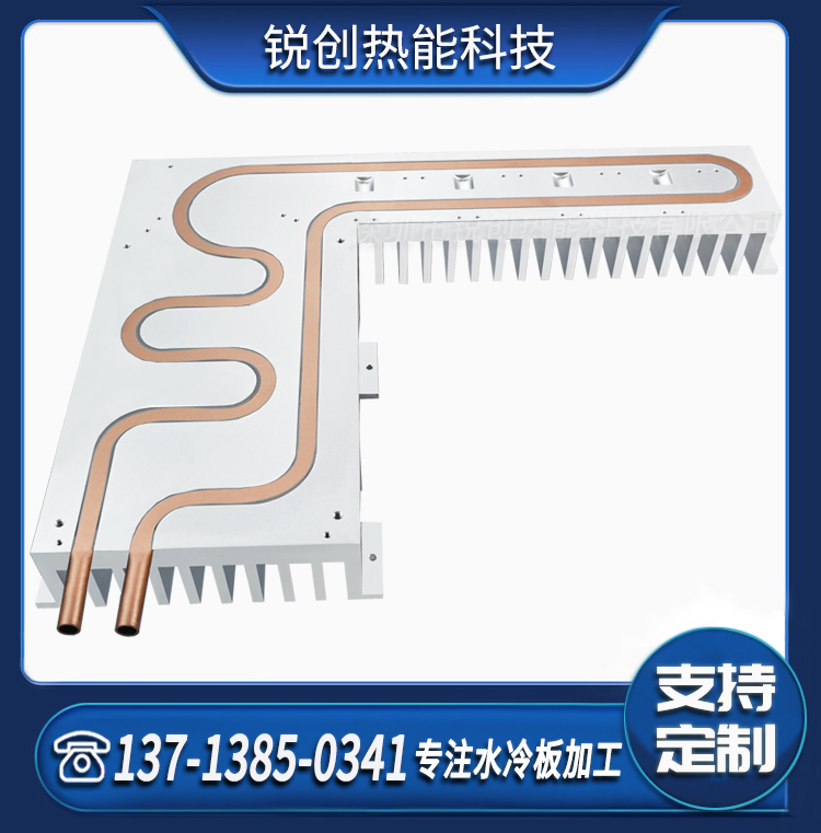 CNC加工高密度铝型材铲齿散热器 铝合金散热大功率热管电子散热片