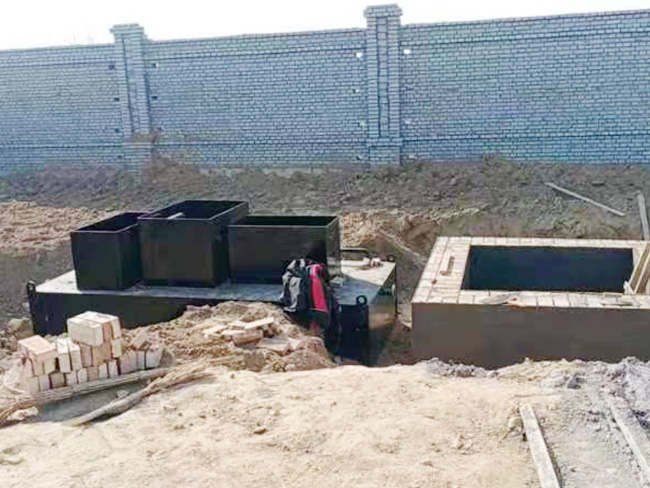 地理式一体化污水处理设备 操控便捷 碳钢材质 可按需定做