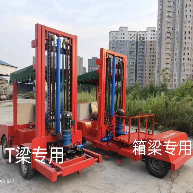 双门路橡胶管抽拔管机梁场橡胶管抽拔管车箱梁T梁拔管车