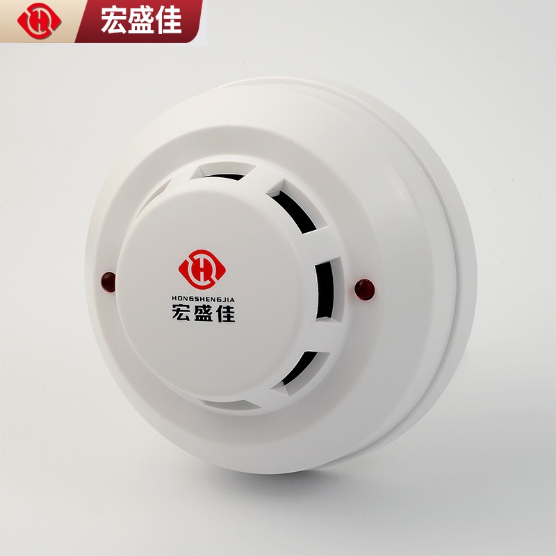 耐高温工业级防火火灾烟雾报警传感器连接PLC常开常闭输出