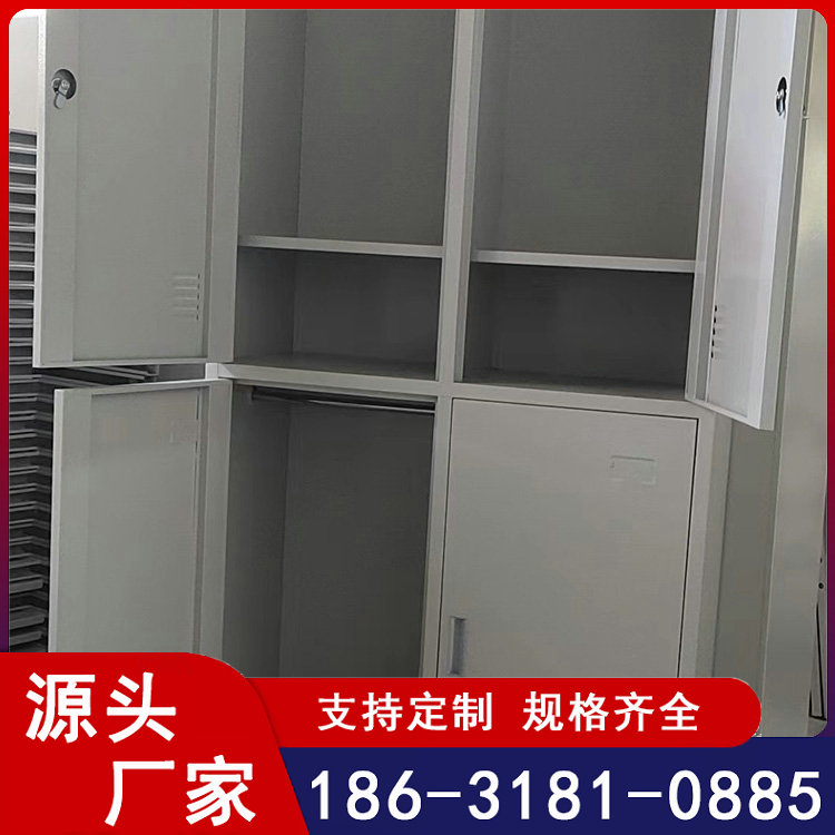 宿舍更衣柜 加厚铁皮 员工储物柜 四六门学生柜 全国发货