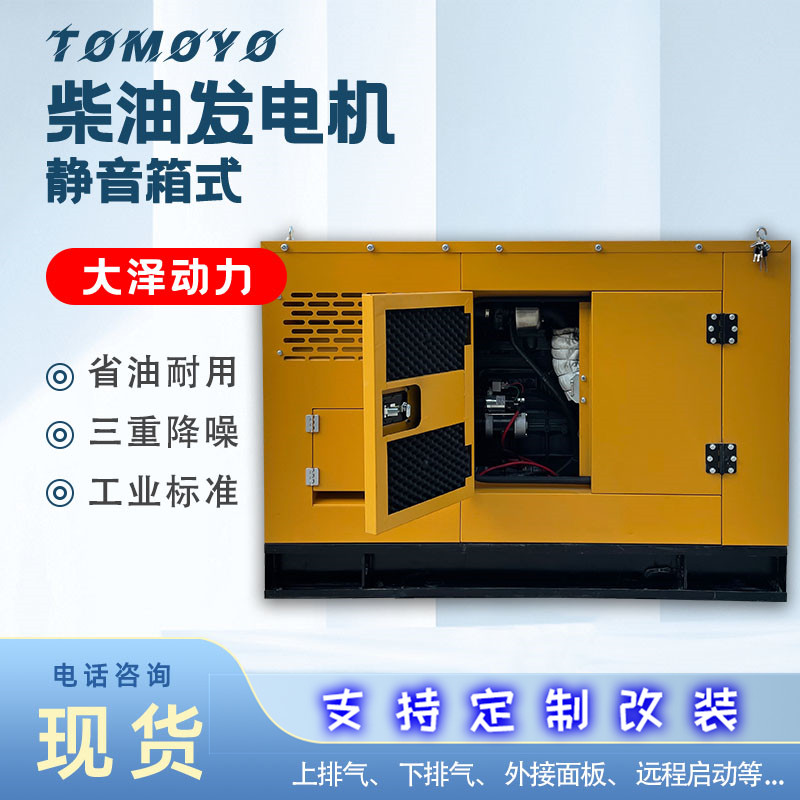大泽动力200千瓦柴油发电机组TO220000ET-C水冷机组医疗应急