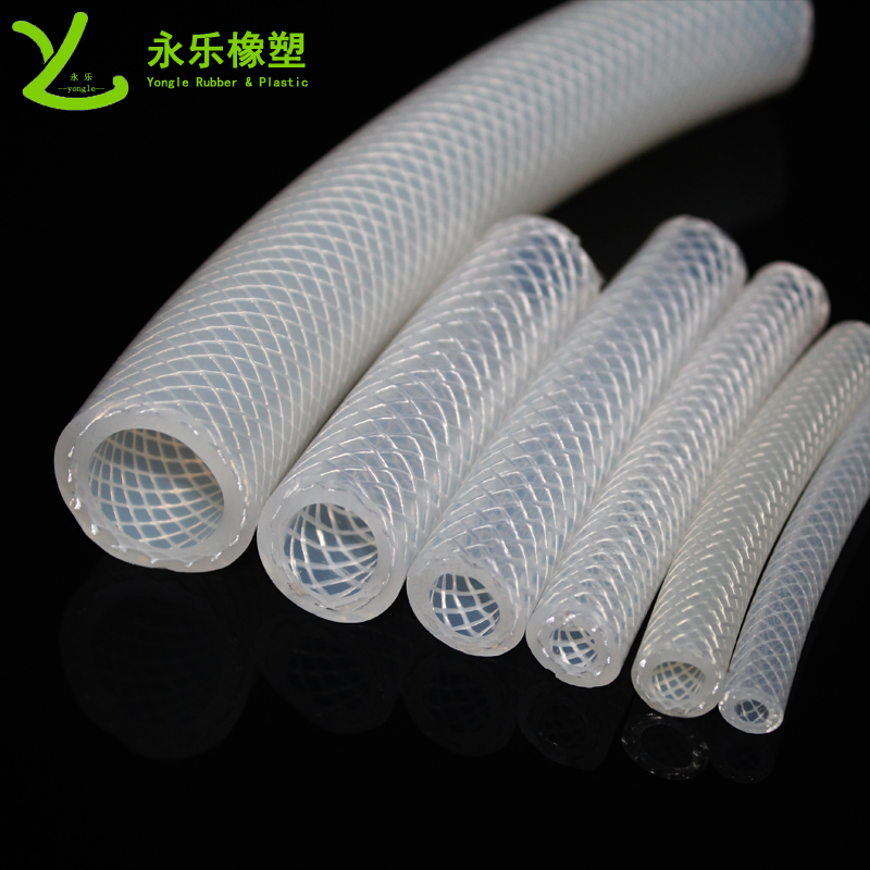 咖啡机编织硅胶管 定制耐高温防爆编织管