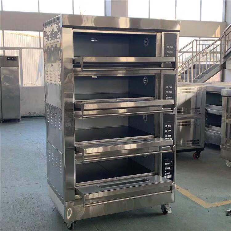 电热型烘焙设备 立式蛋挞烤炉商用 4层8盘披萨烤箱智能数显控温