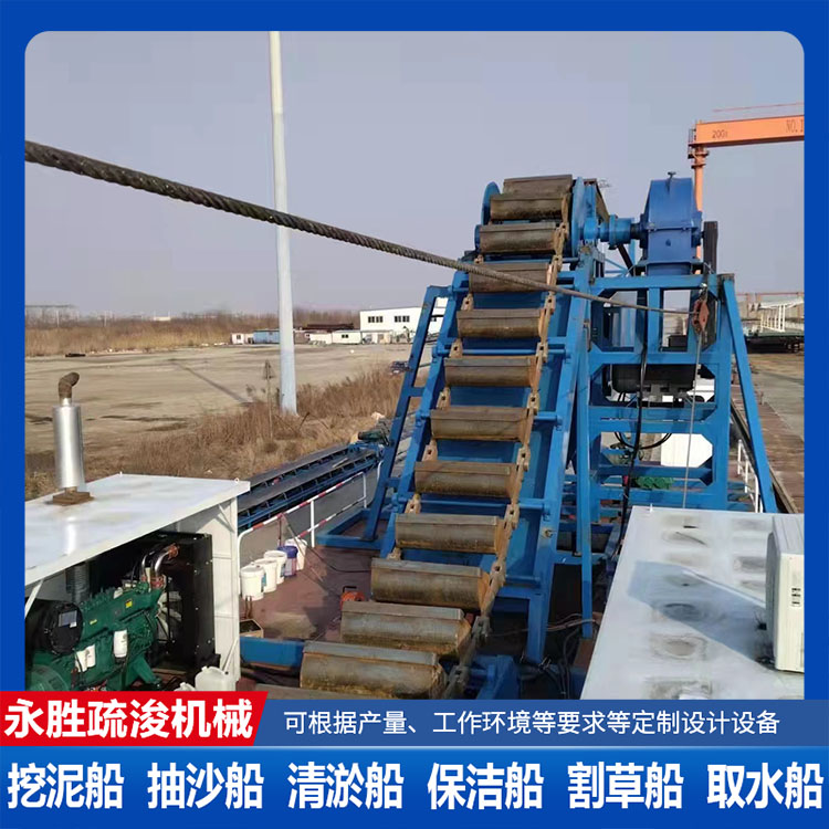 挖沙船厂家 大型机械 清理疏通河道用 提升处理量大
