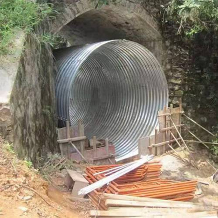 波纹钢桥涵加固工程 涵洞隧道加固