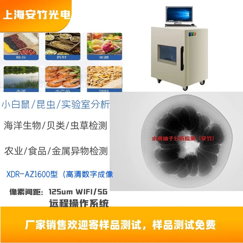 水产植物根茎/水果内结构/种子发育情况状况X光机检测设备