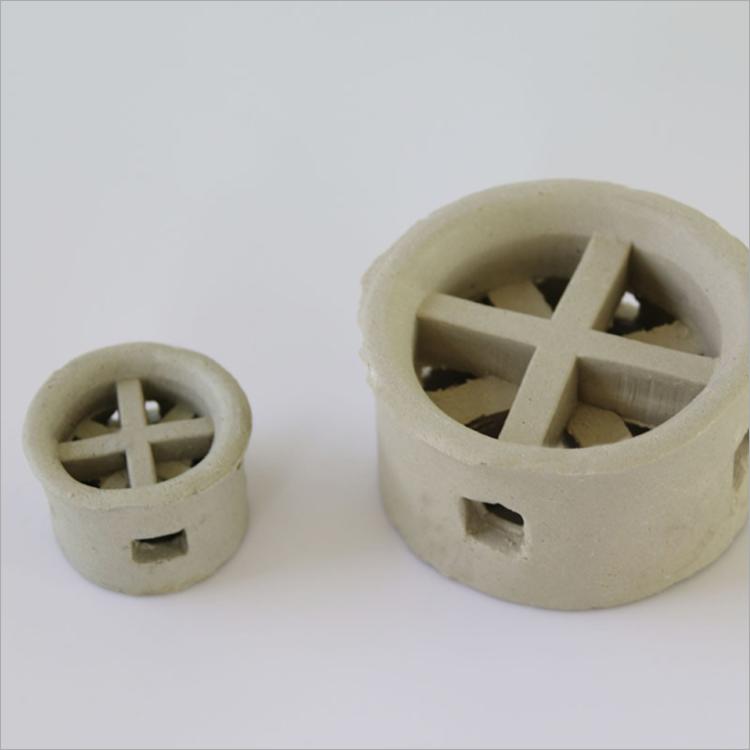 陶瓷阶梯环 50mm 化工散堆填料 洗涤塔再生塔使用 群星供应