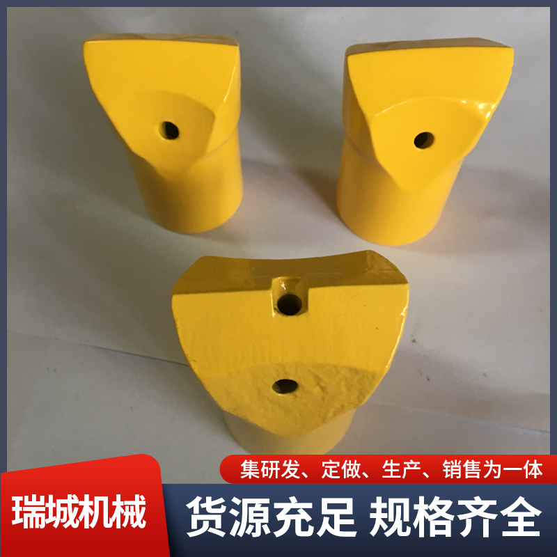 瑞城出售矿用一字锥度钻头 隧道钻采硬质合金开堵眼机钻头