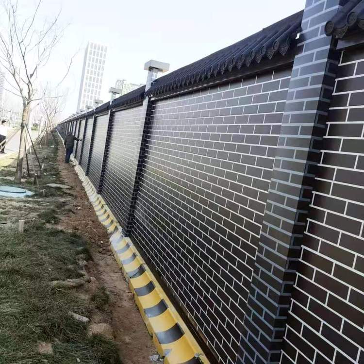 市政用夹心泡沫彩钢板围挡 工厂隔断用彩钢岩棉 复合板围挡