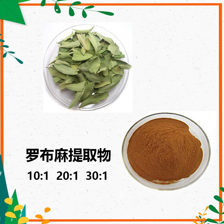 罗布麻叶提取物 10:1 水提 罗布麻叶浸膏 罗布麻浓缩粉