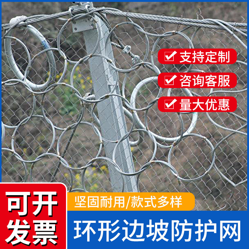 护坡网 环形网 被动边坡防护网