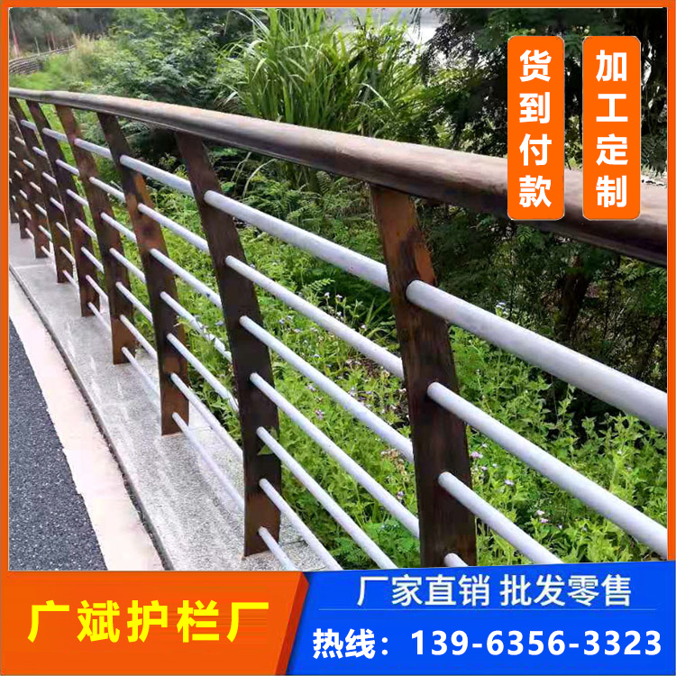 河道 景区钢丝绳护栏 高架桥三横杆 广斌上门安装 安全防护