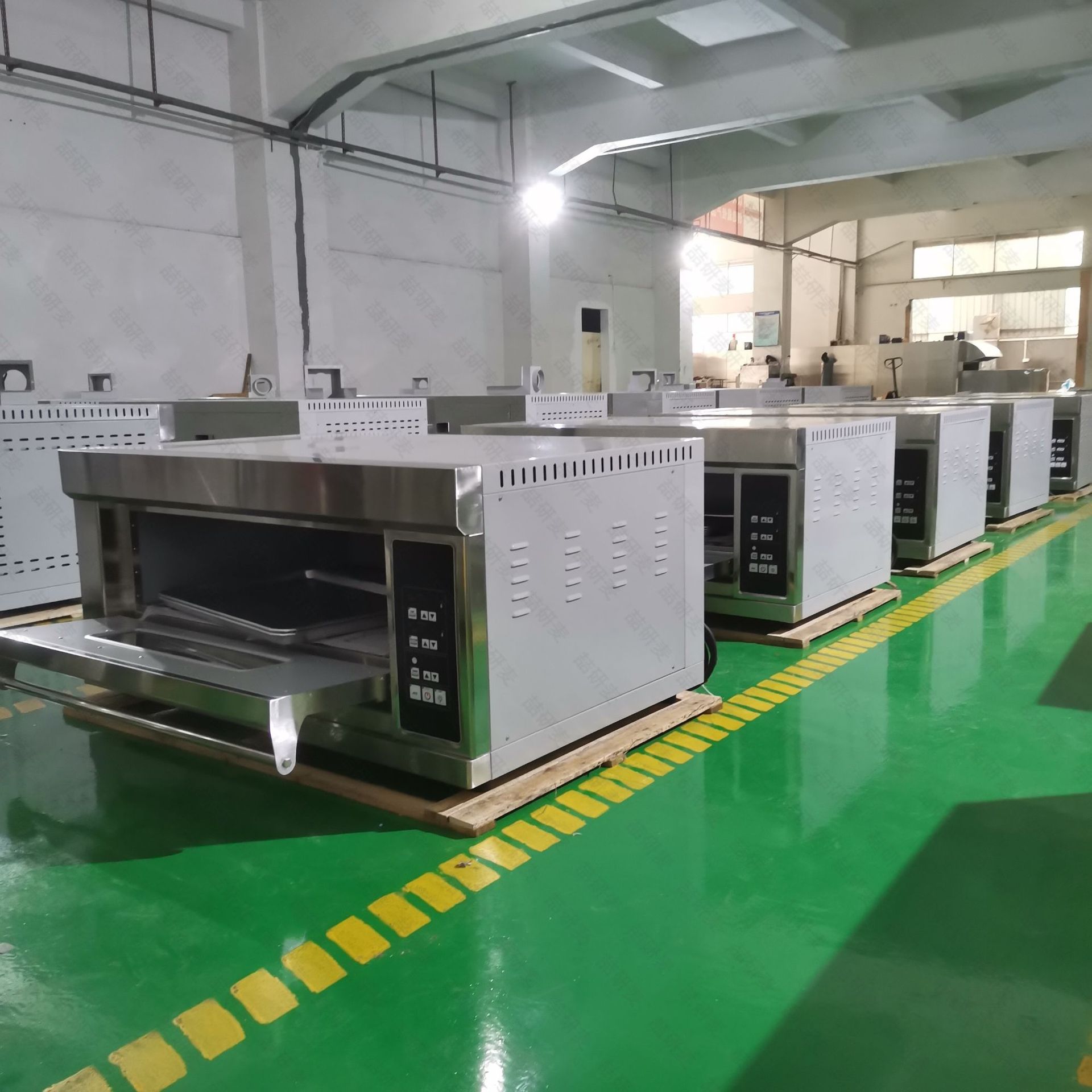研麦2盘燃气烤箱 智能按键定时烤箱 面包酥饼烘焙设备双盘烤箱