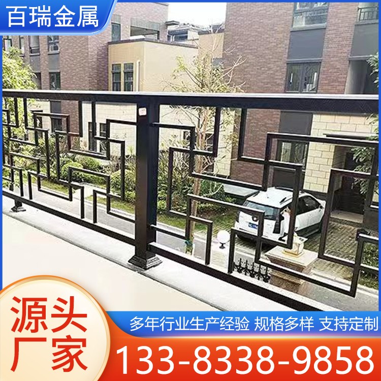 大学围墙围栏 别墅区外墙锌钢护栏 锌钢栅栏 多规格