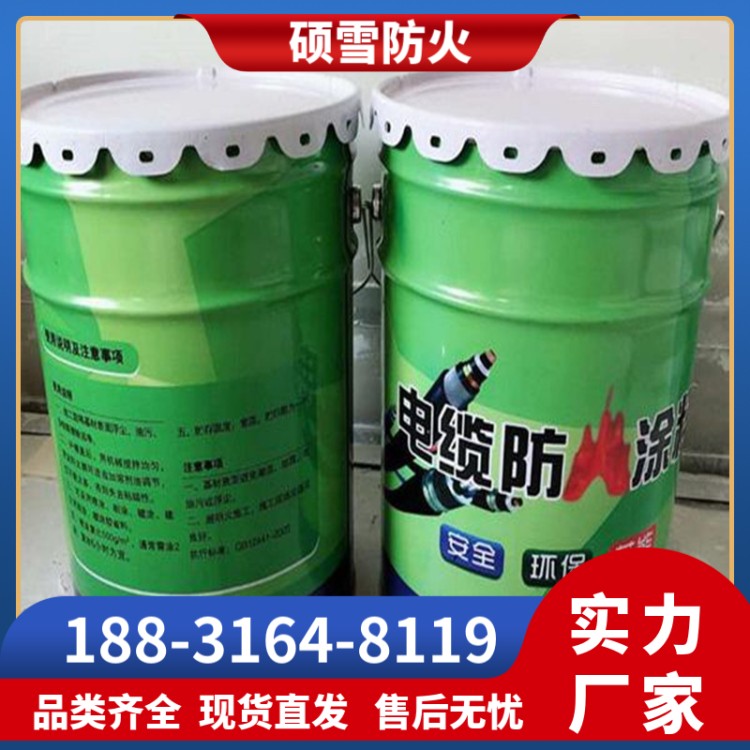 电缆防火涂料A60-Q 油性阻燃耐火涂料 阻燃耐水 电缆防火油漆