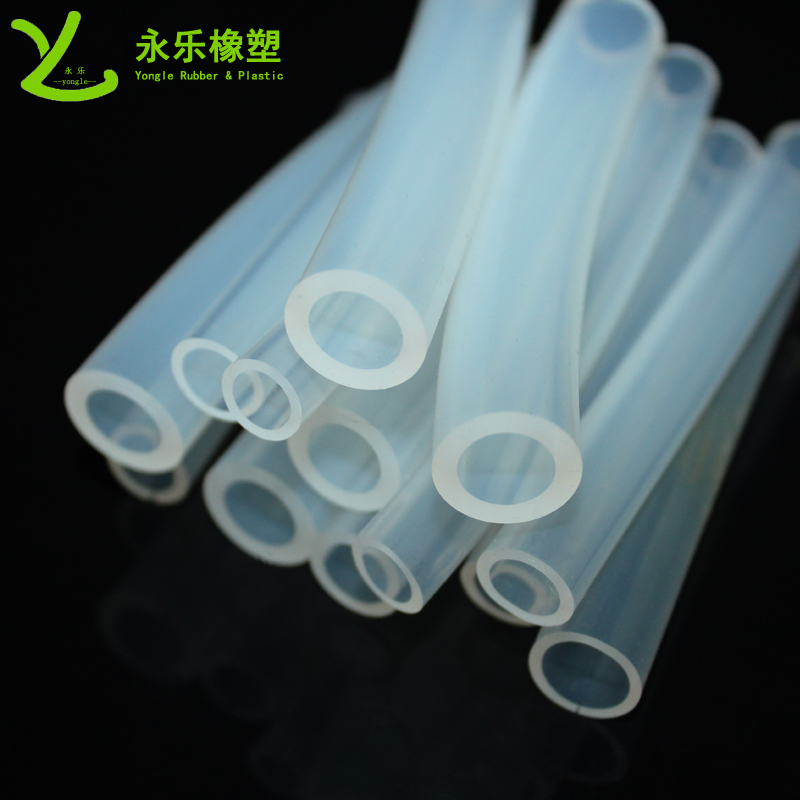 透明食品级硅胶管 挤出净水器硅胶软管