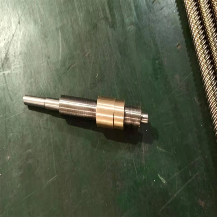 三角螺纹丝杆 不锈钢黄铜螺母螺距误差0.01 M12*1.5 1.75 M10*1