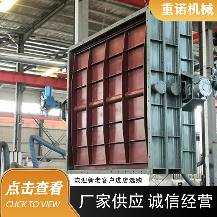 重诺 烟气挡板门 使用方便 售后周到 法兰焊接