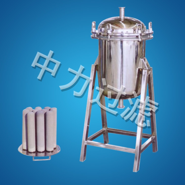 厂家供应 不锈钢耐酸碱耐高温钛 蒸汽过滤器 钛芯过滤器