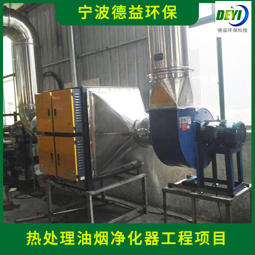 回火炉油烟净化器 自动清洗 多级过滤 宁波德益环保