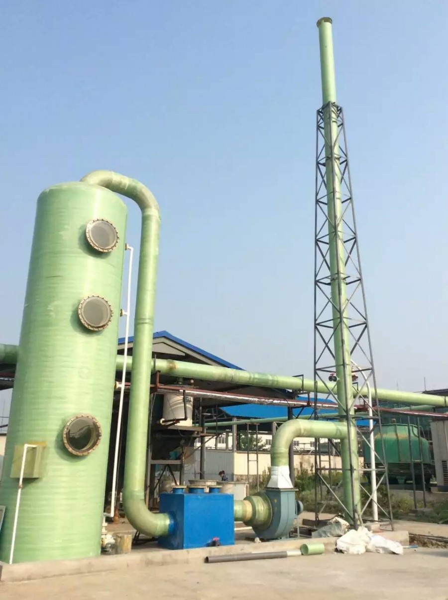 玻璃钢脱硫塔 工业废气处理脱硫脱硝除尘器喷淋洗涤净化塔