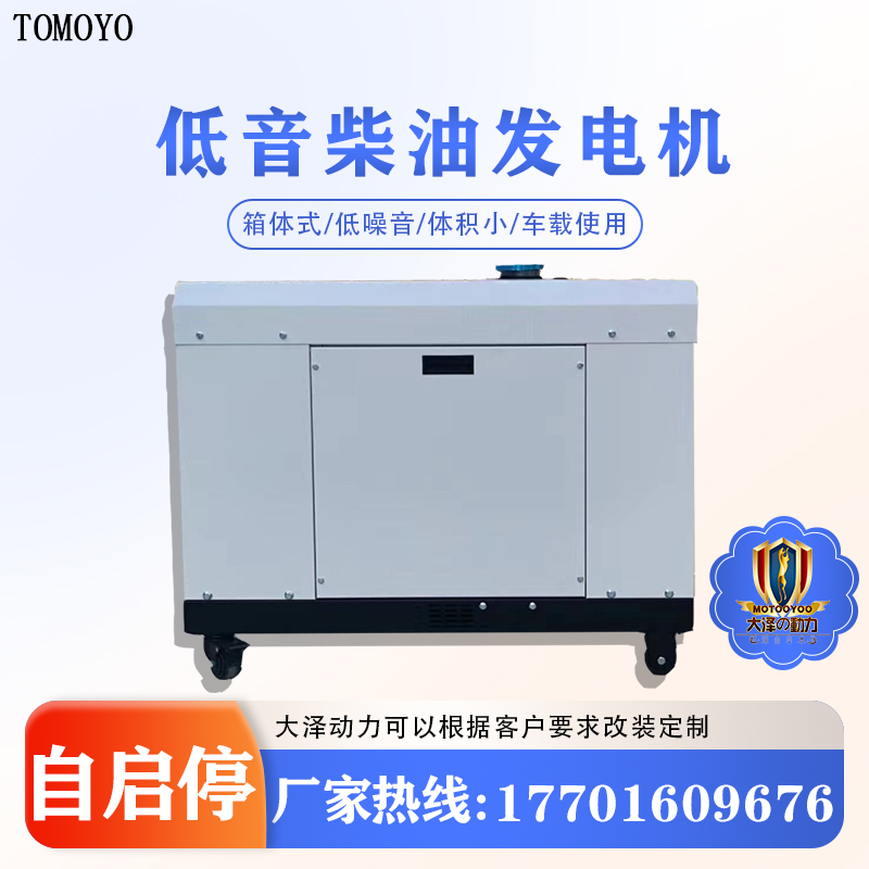 大泽动力 静音箱体式3KW柴油发电机 TO3800ET-JV