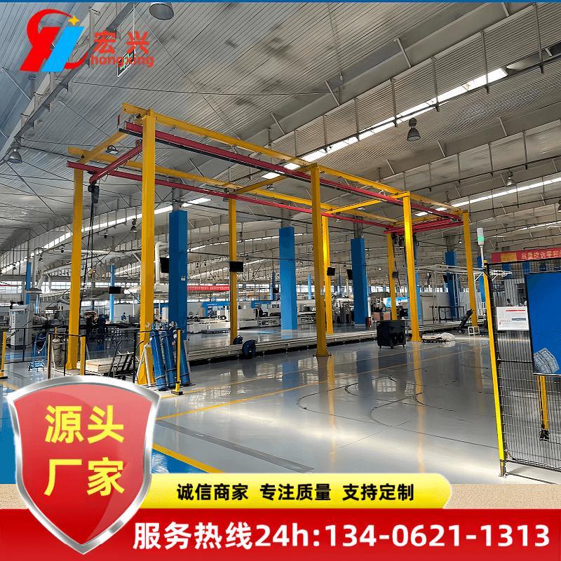 1吨KBK起重机 手动运行电动遥控起升 KBK框架