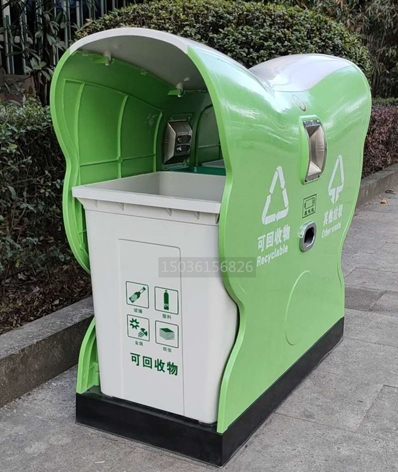 室外分类双桶果皮箱 久远不锈钢环卫垃圾桶 垃圾箱型号齐全
