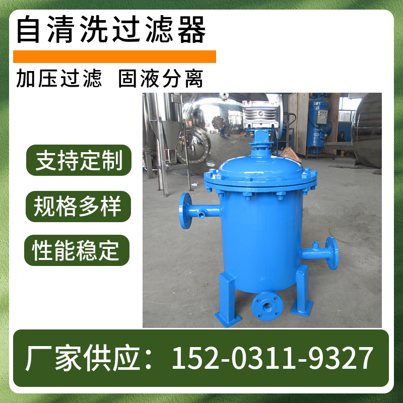 电动刷式自清洗过滤器 水力驱动过滤设备 水处理设备周口