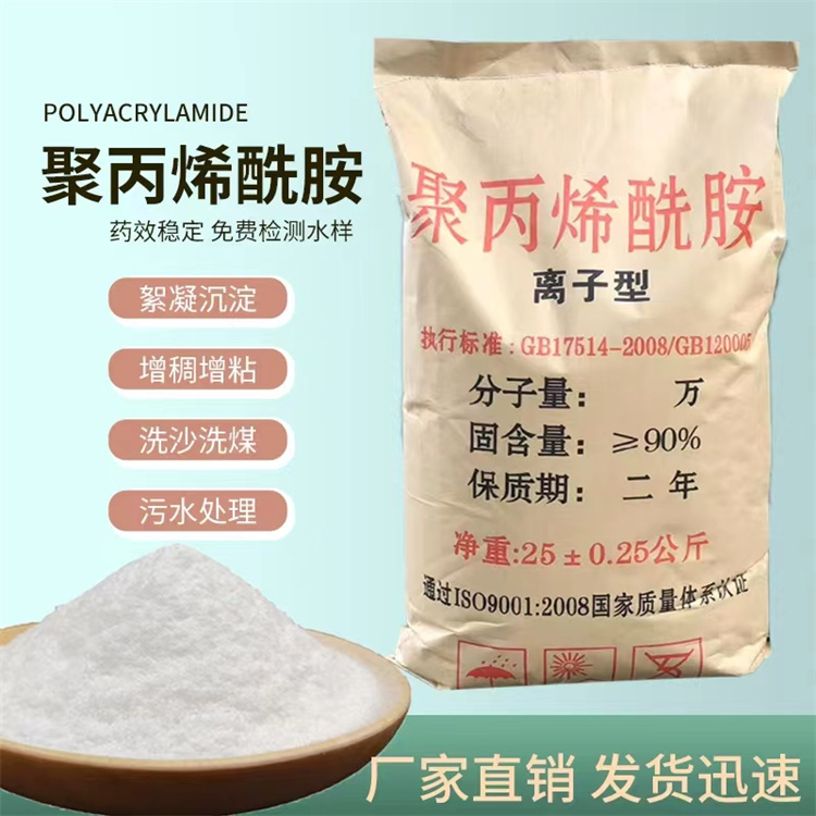 河南宝兴 工业级白色粉末脱水机 阴离子聚丙烯酰胺 厂家直供