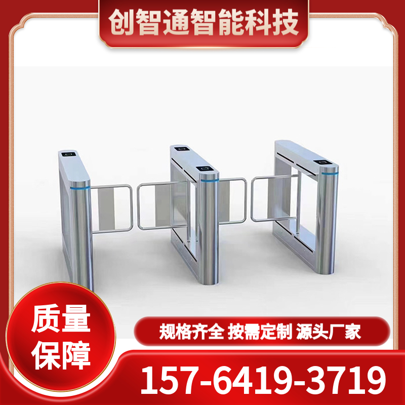支持人脸识别 高效物流闪电配送 有效限制通行 人行道摆闸