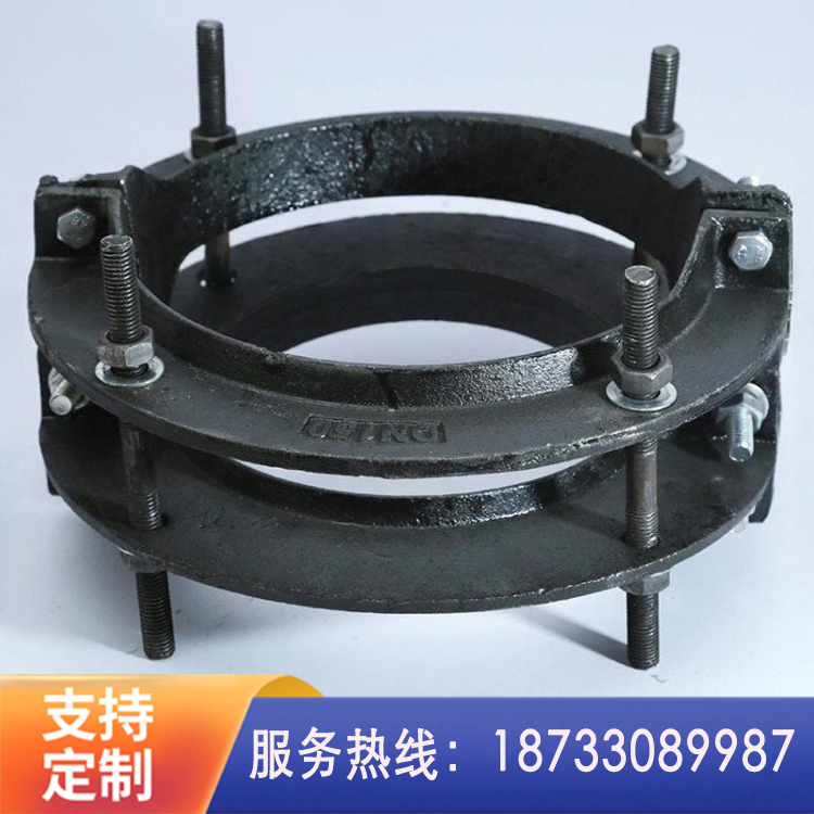 管道防脱卡子 分水卡子 钢板卡子 球墨铸铁防滑抱箍 钢卡卡箍规格齐全