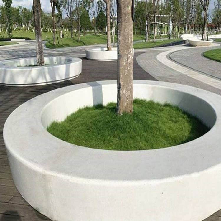 水磨石 水磨石坐凳、水磨石地面、水磨石花池、uhpc预制混凝土坐凳 拜石厂家