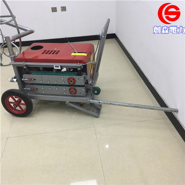 履带式光缆输送机管道施工穿线器电缆布线拉线机厂家批发