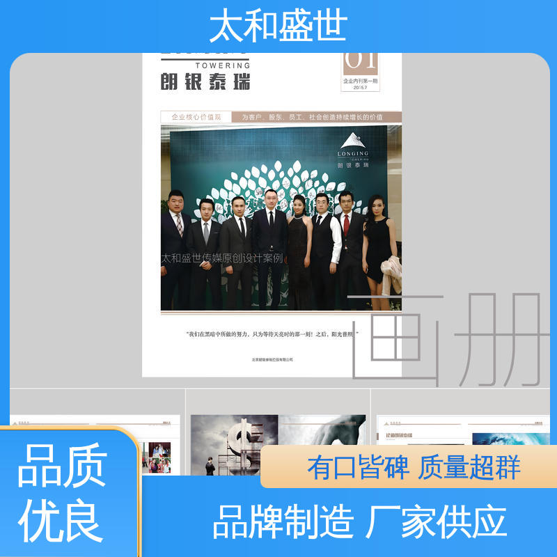 促进互动交流 风格多样 产品手册设计 太和盛世