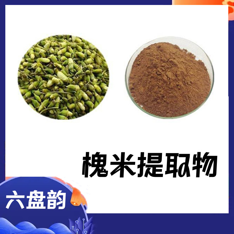 槐米提取物  粉末疏松 细致 无结块 水溶后 澄清透亮 无杂质
