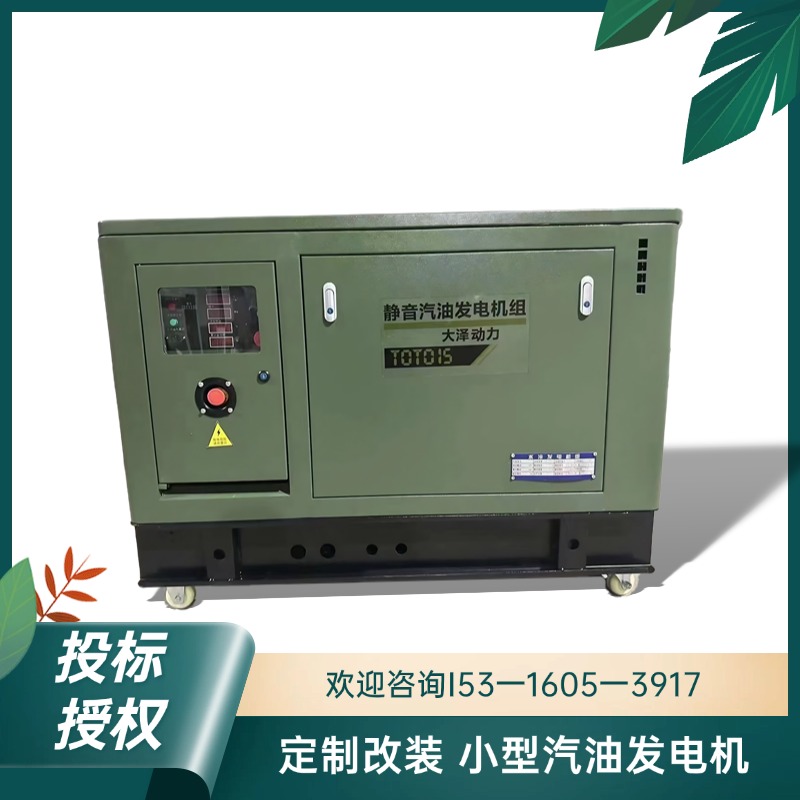车载汽油发电机30kw220v大泽动力