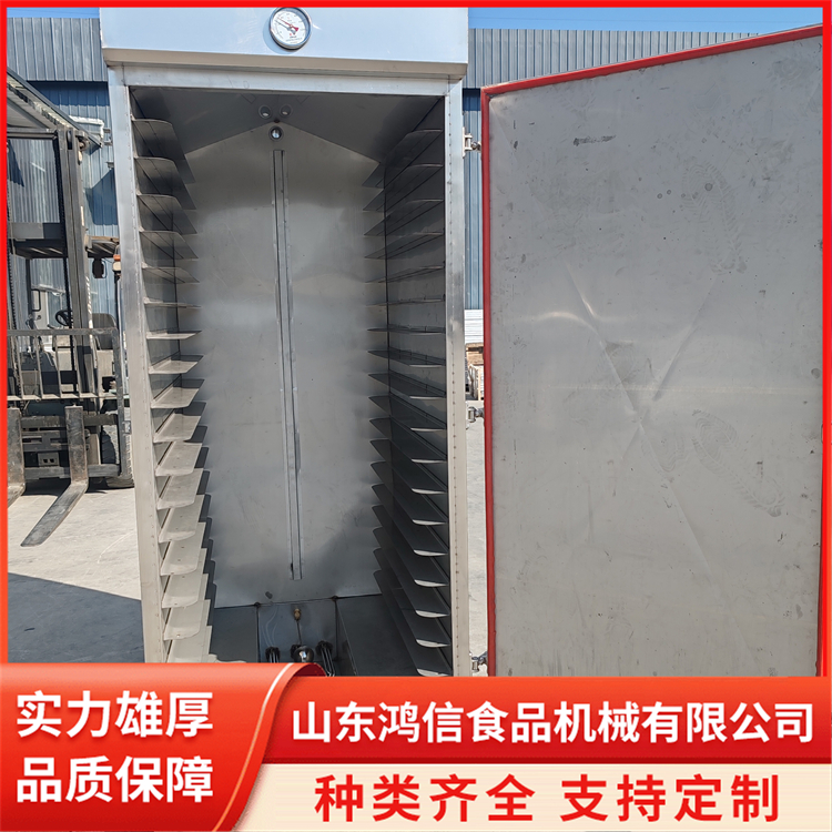 商用双门蒸饭车 多温区蒸制系统 烘焙坊加工 鸿信