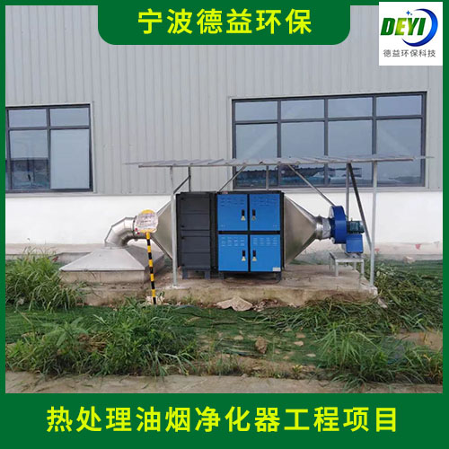 德益环保 回火炉油烟净化器  维护方便 安装方便 实力厂家