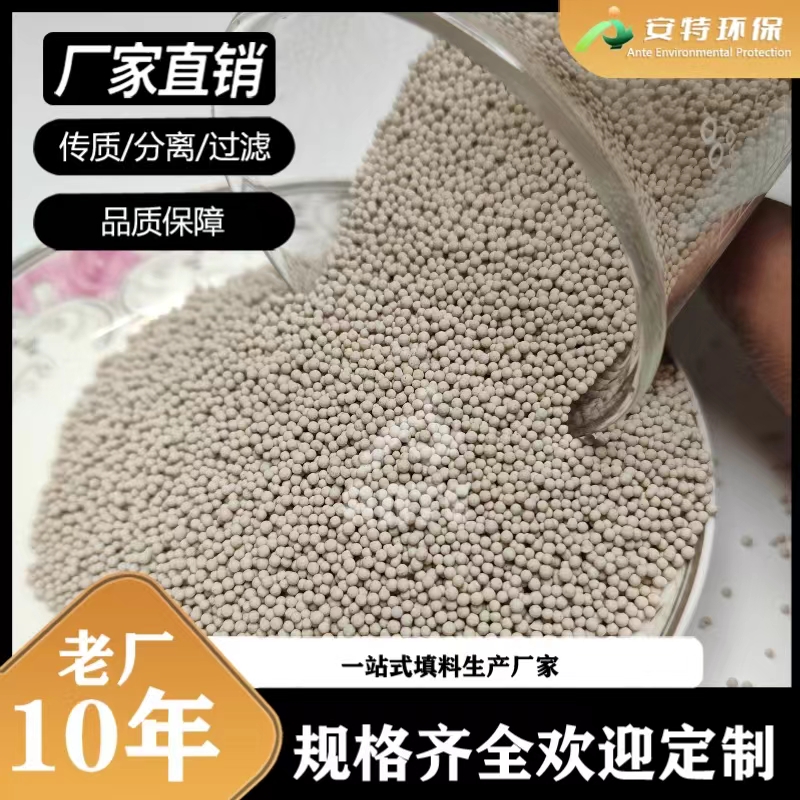 惰性瓷球 稀土瓷砂 水处理过滤氧化铝球 支撑覆盖填料球 安特环保